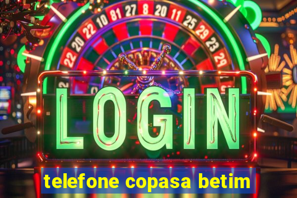 telefone copasa betim